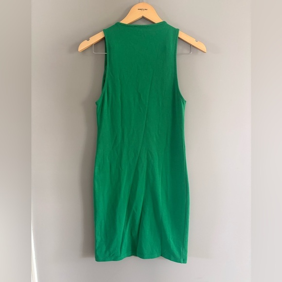 Zara Green Sleeveless Mini dress size L - Picture 8 of 10